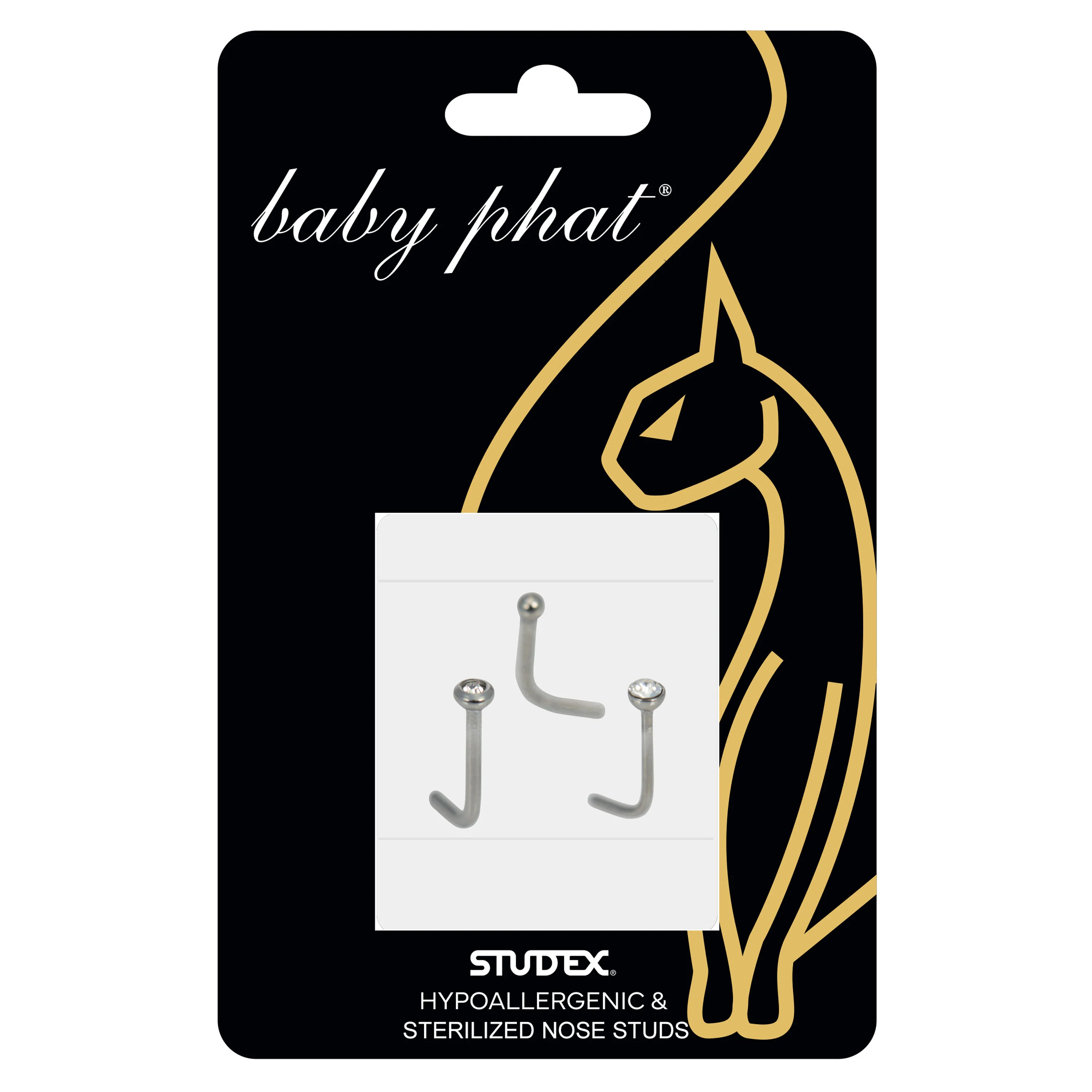 Baby Phat Multi-Pack Nose Jewelry - Stainless Steel - Image 3