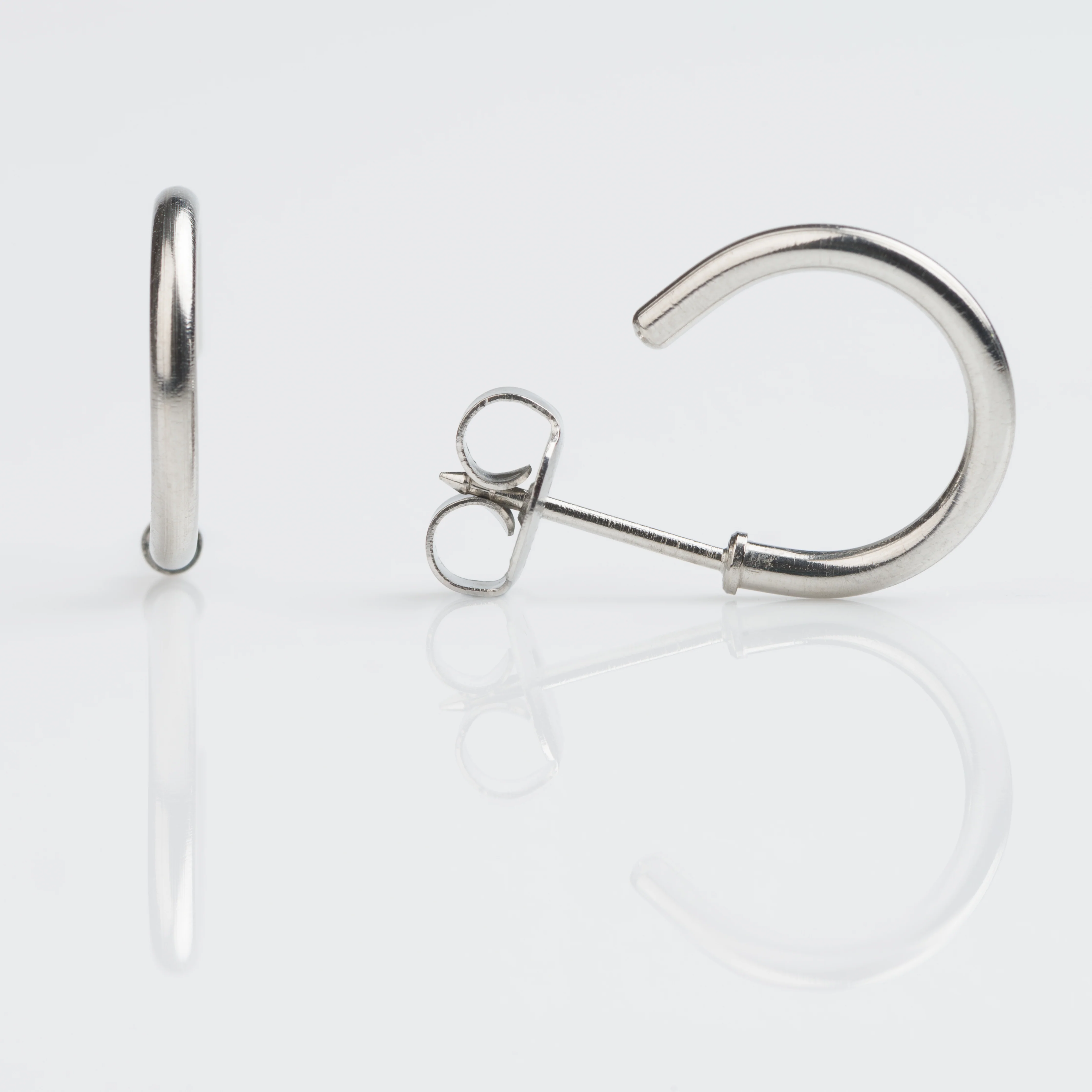 System 75 Piercing Hoops - 1/2" - Stainless Steel