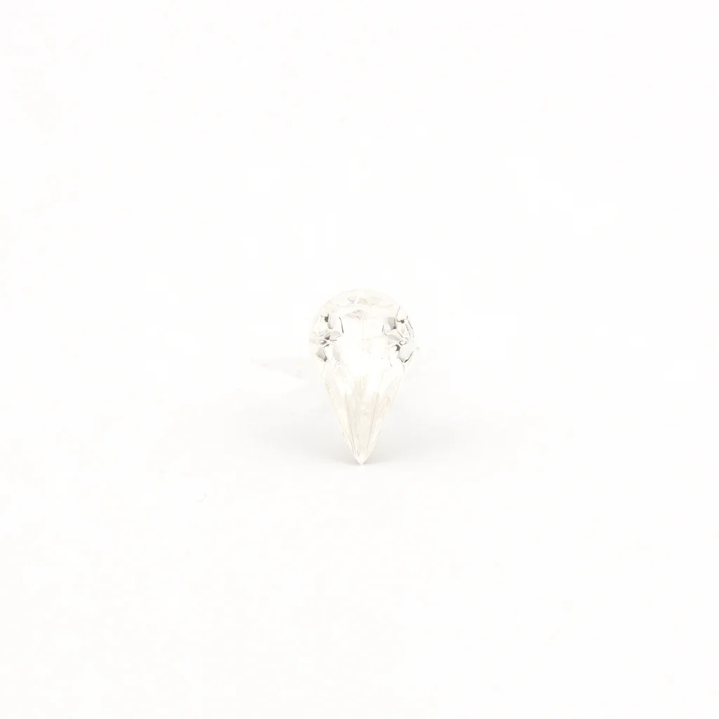 Sensitive Puff Pad Fashion - Austrian Crystal - 10X6mm - Stainless Steel - Image 2