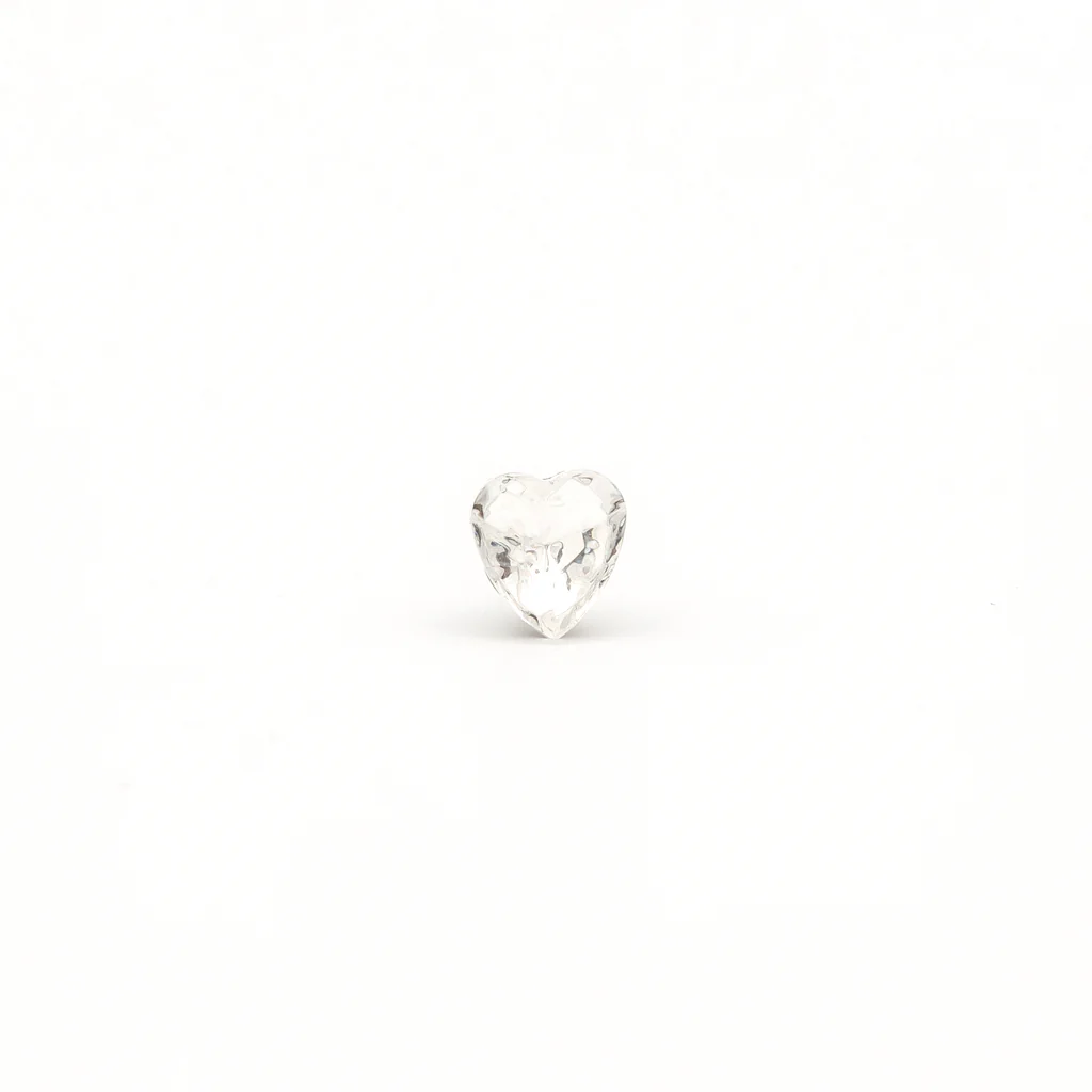 Sensitive Puff Pad Fashion - Austrian Crystal - 6X6mm - Stainless Steel - Image 2