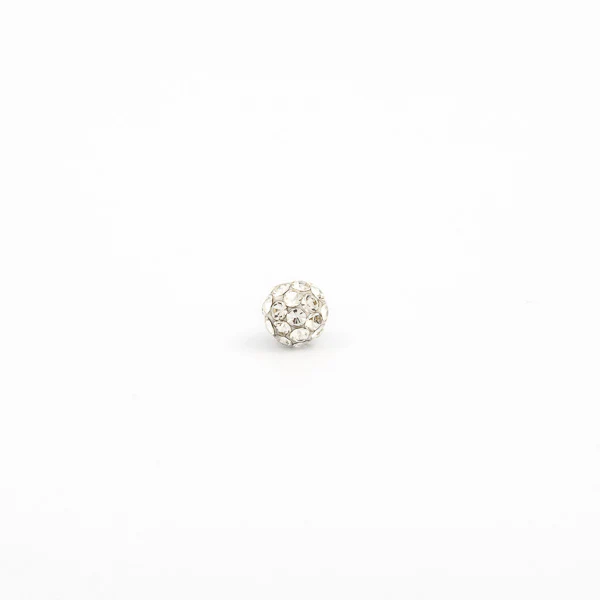 Sensitive Puff Pad Fashion - Fireball - 4.5mm - April Crystal - Stainless Steel - Image 2