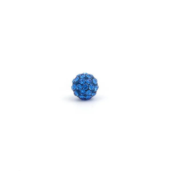 Sensitive Puff Pad Fashion - Fireball - 6mm - September Sapphire Crystal - Stainless Steel - Image 2