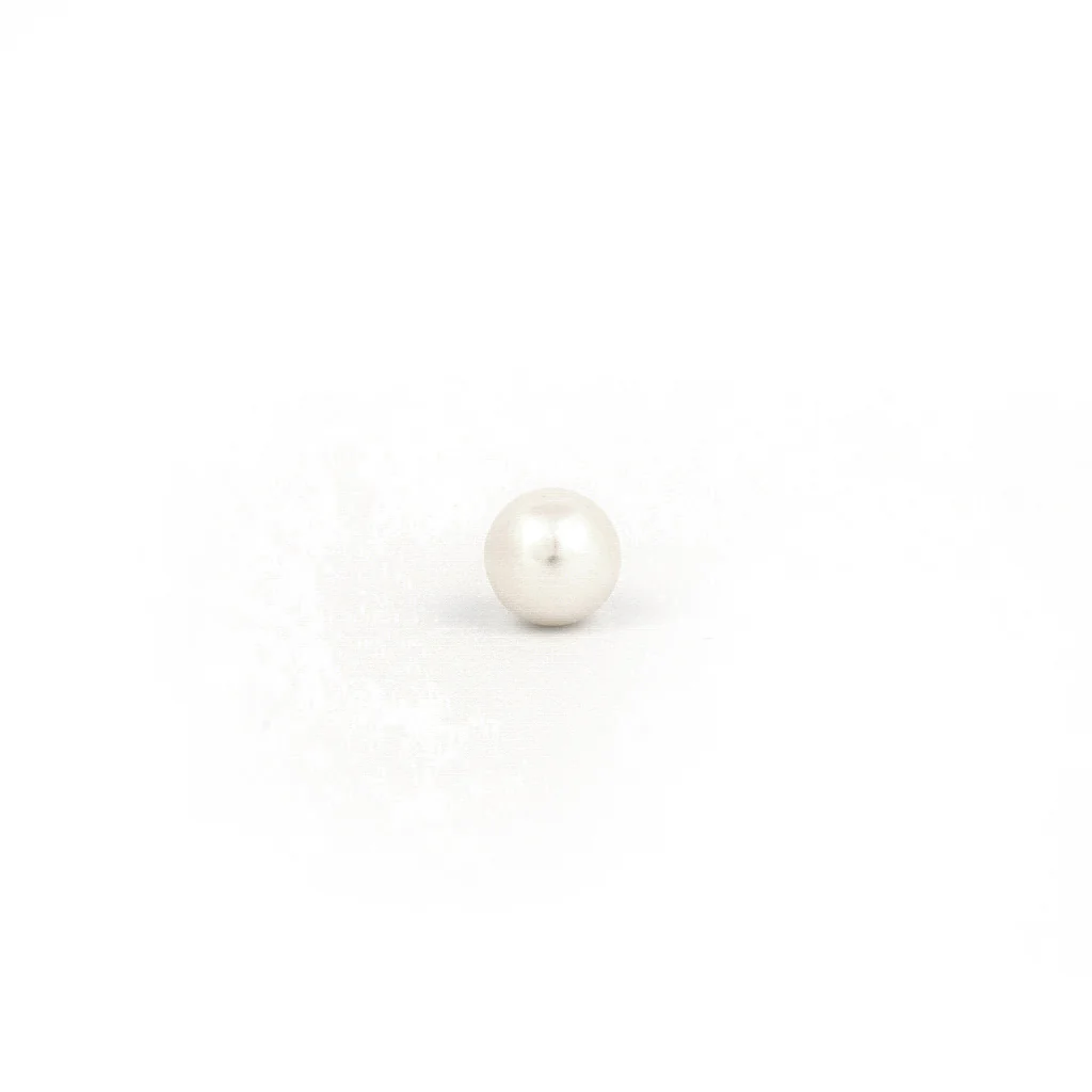 Sensitive Sterilized Prong-Set Pearl Fashion Studs - 5mm - Gold Plated - Image 2