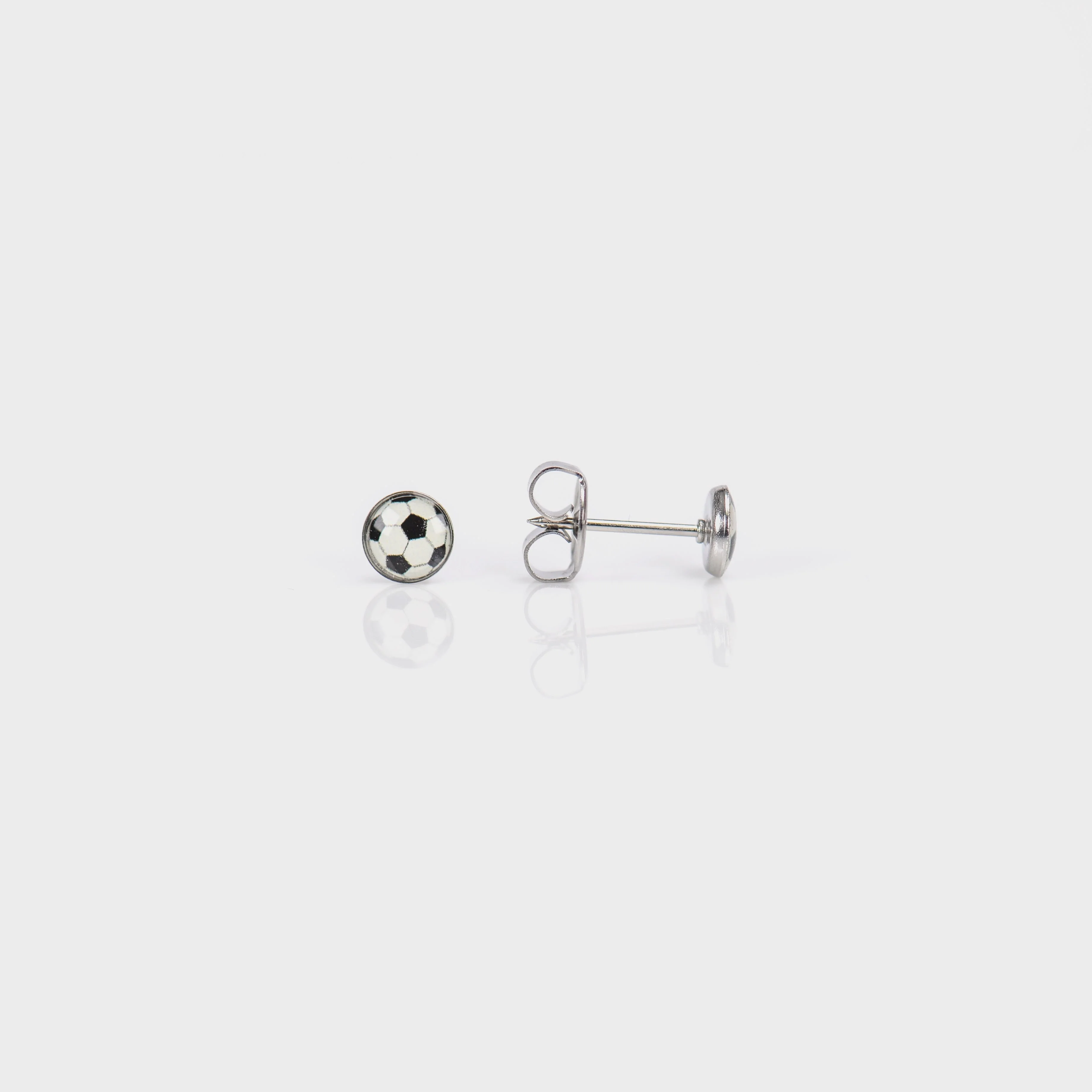 System 75 Soccer Ball Piercing Studs - Stainless Steel
