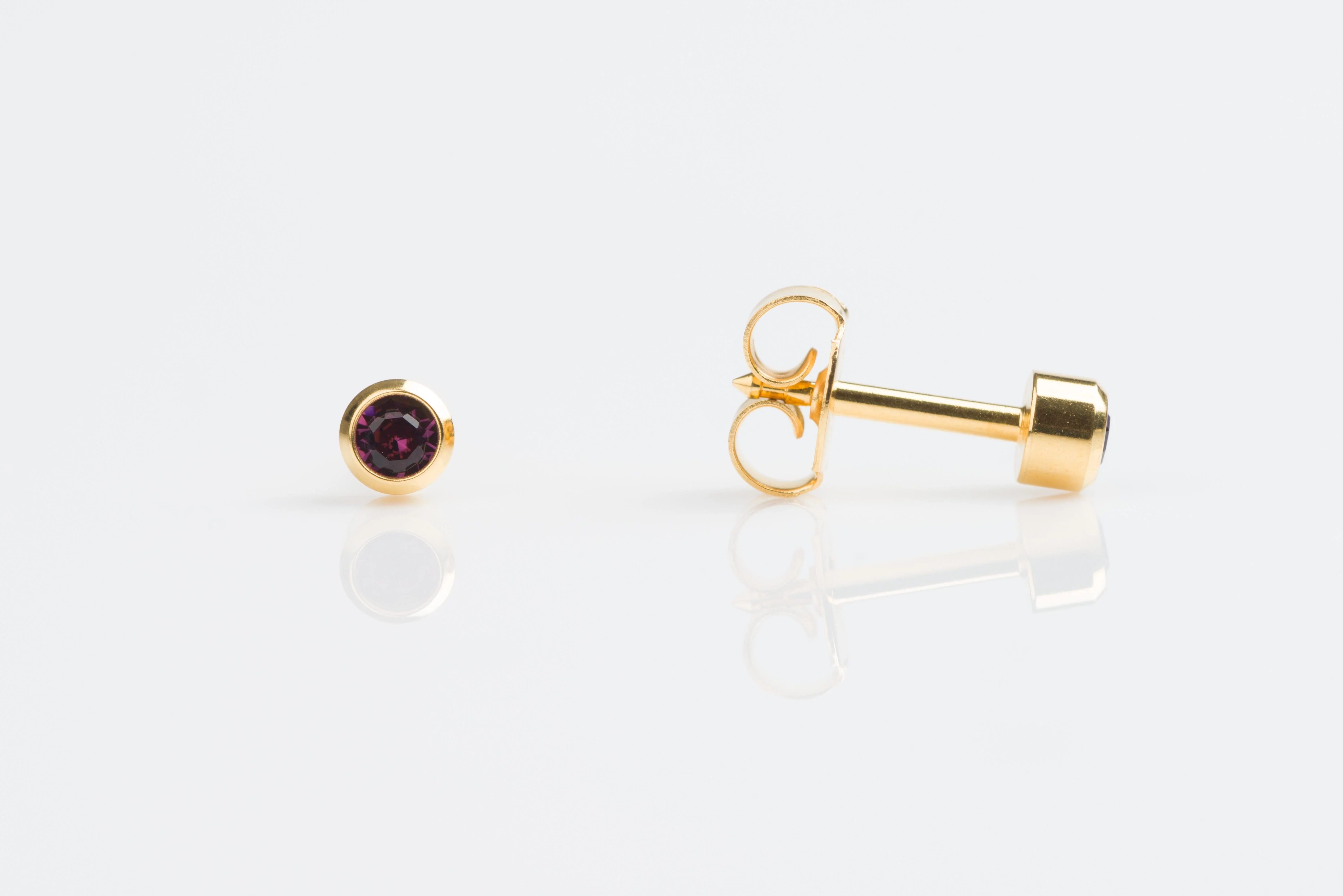 Bezel Crystal Universal Select Carded Piercing Studs - Image 10
