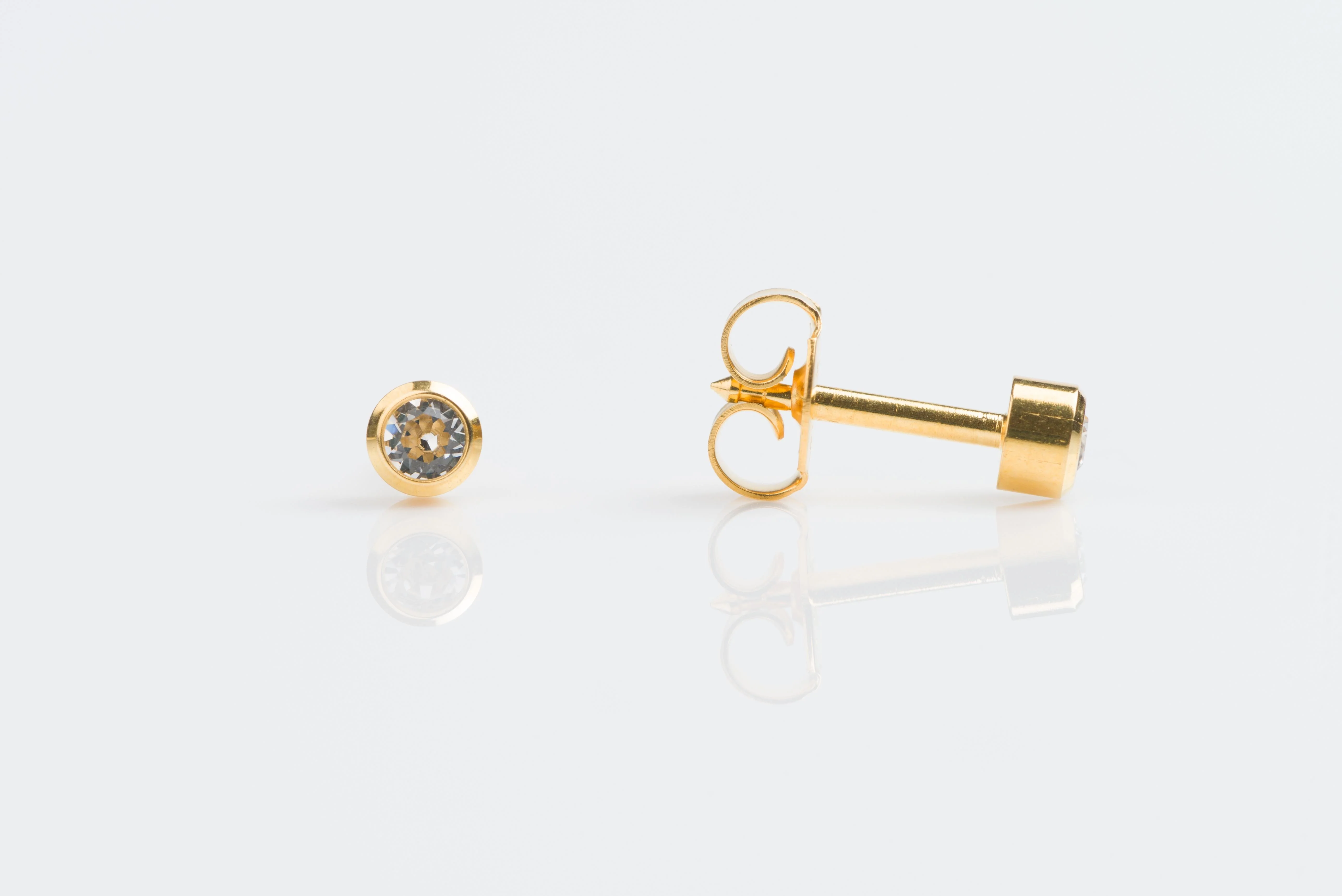 Bezel Crystal Universal Select Carded Piercing Studs - Image 14