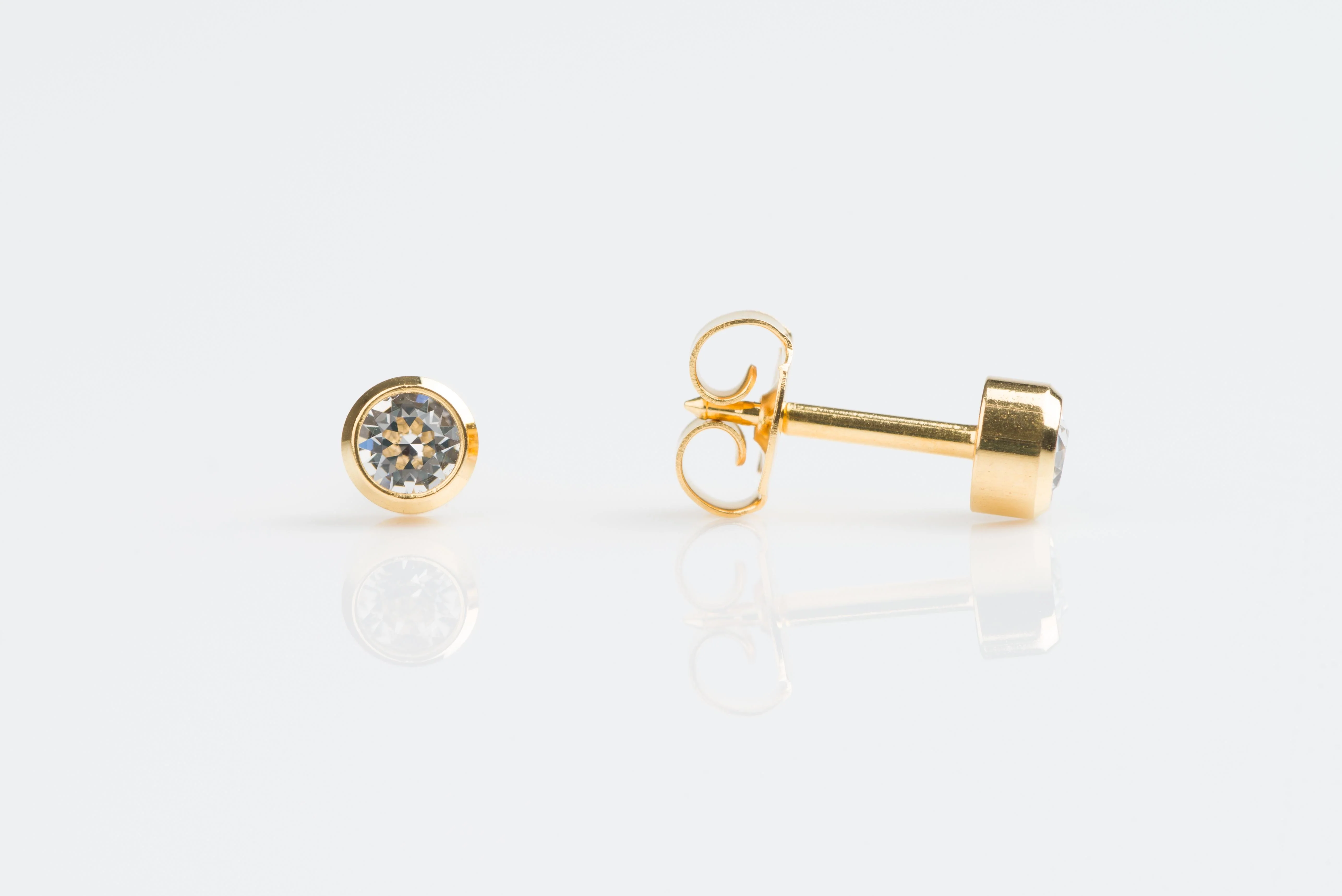Bezel Crystal Universal Select Carded Piercing Studs - Image 17