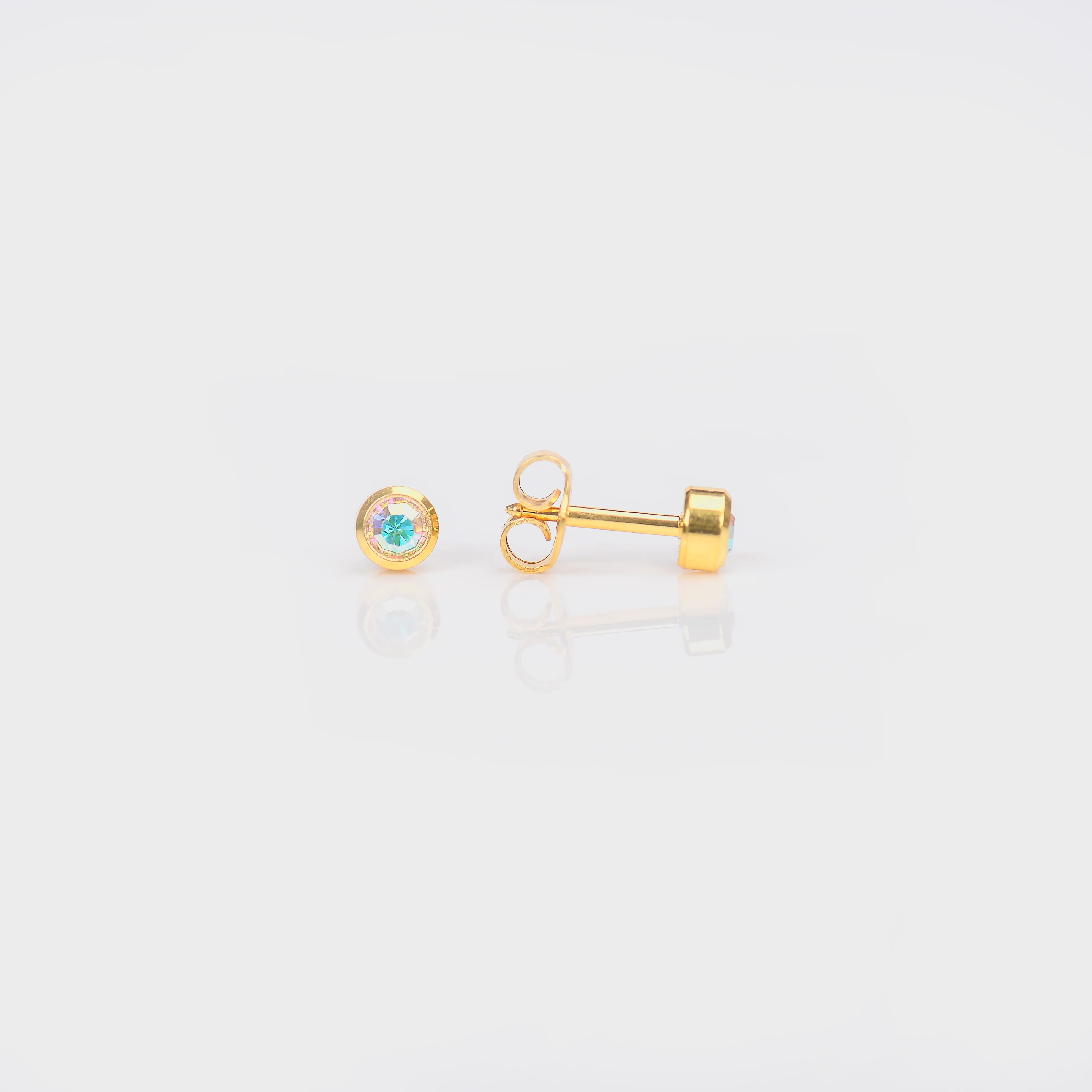 Bezel Crystal Universal Select Carded Piercing Studs - Image 19