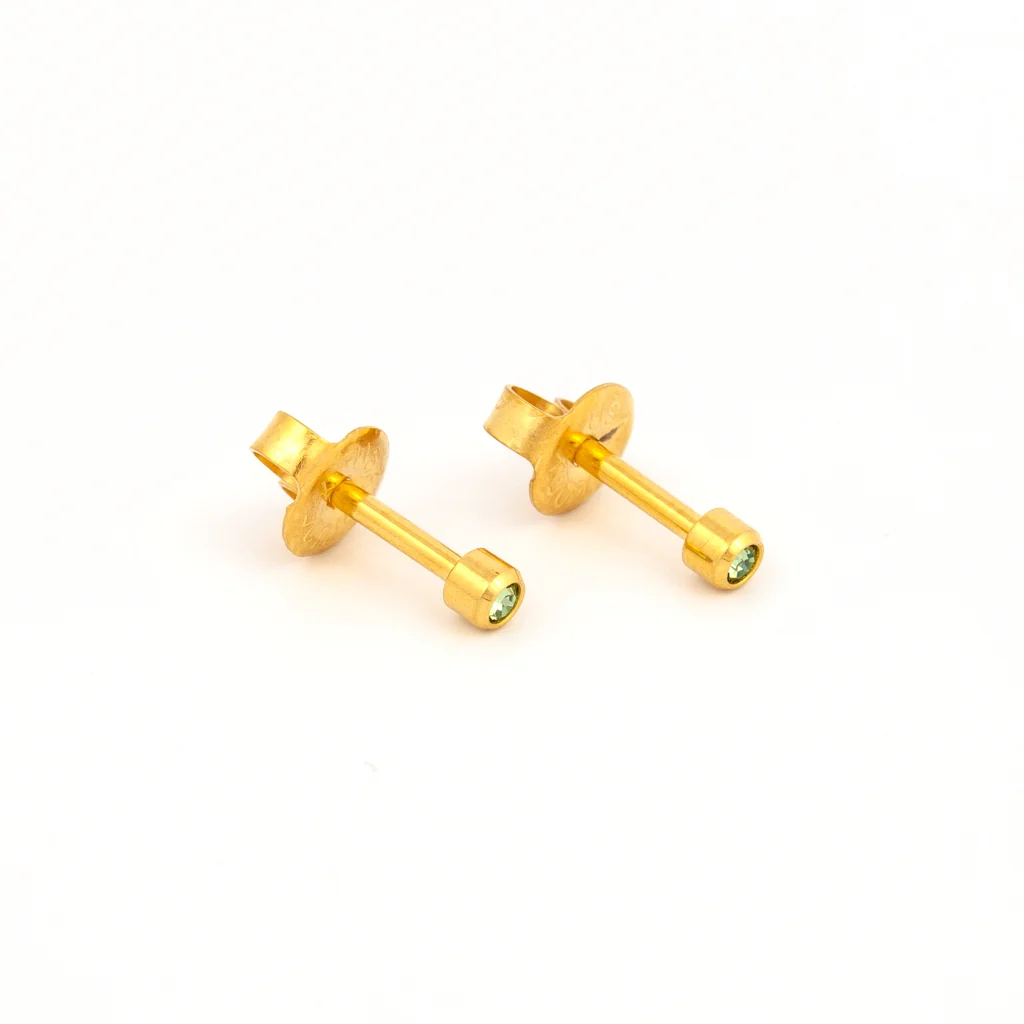 Bezel Crystal Universal Select Carded Piercing Studs - Image 22