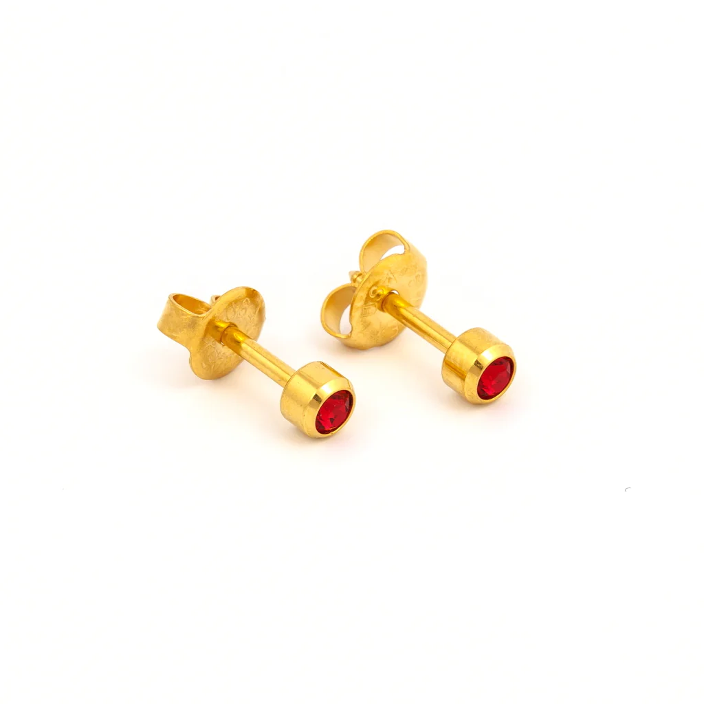Bezel Crystal Universal Select Carded Piercing Studs - Image 23