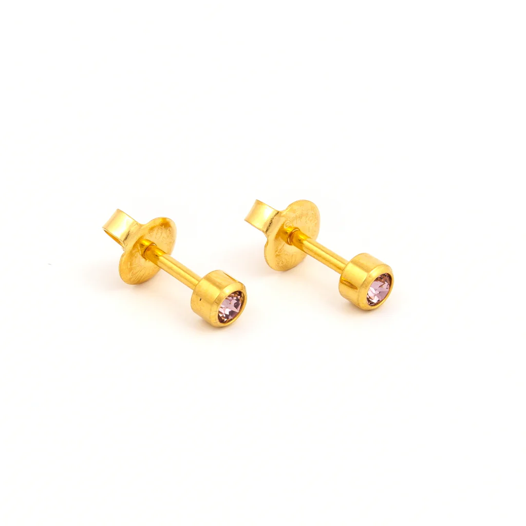 Bezel Crystal Universal Select Carded Piercing Studs - Image 24