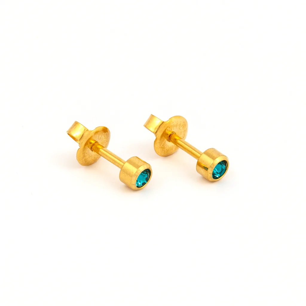 Bezel Crystal Universal Select Carded Piercing Studs - Image 27