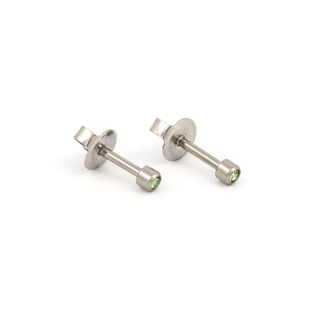 Bezel Crystal Universal Select Carded Piercing Studs - Image 30