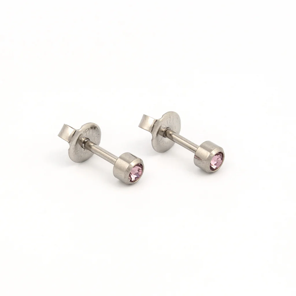 Bezel Crystal Universal Select Carded Piercing Studs - Image 32