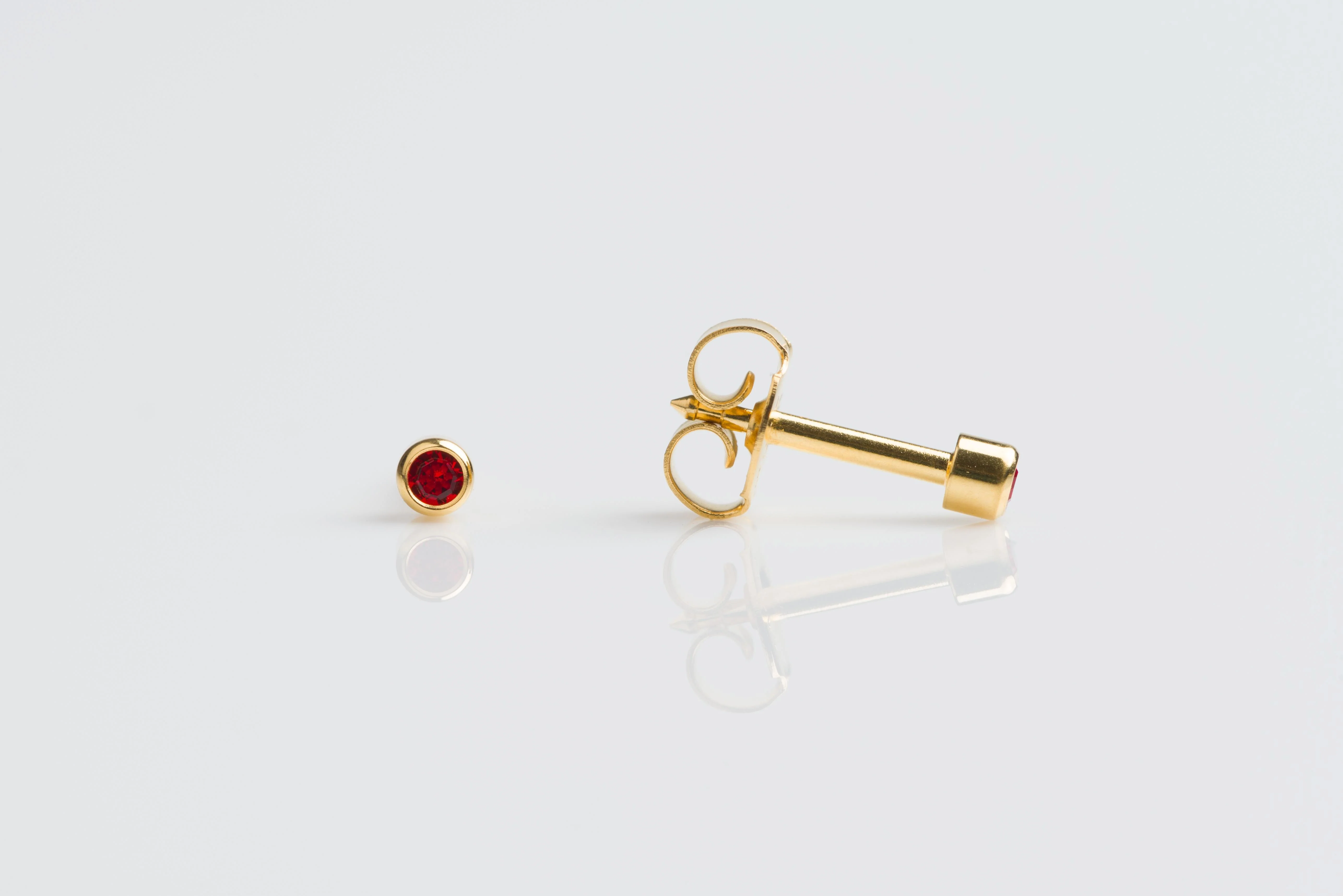 Bezel Crystal Universal Select Carded Piercing Studs - Image 5