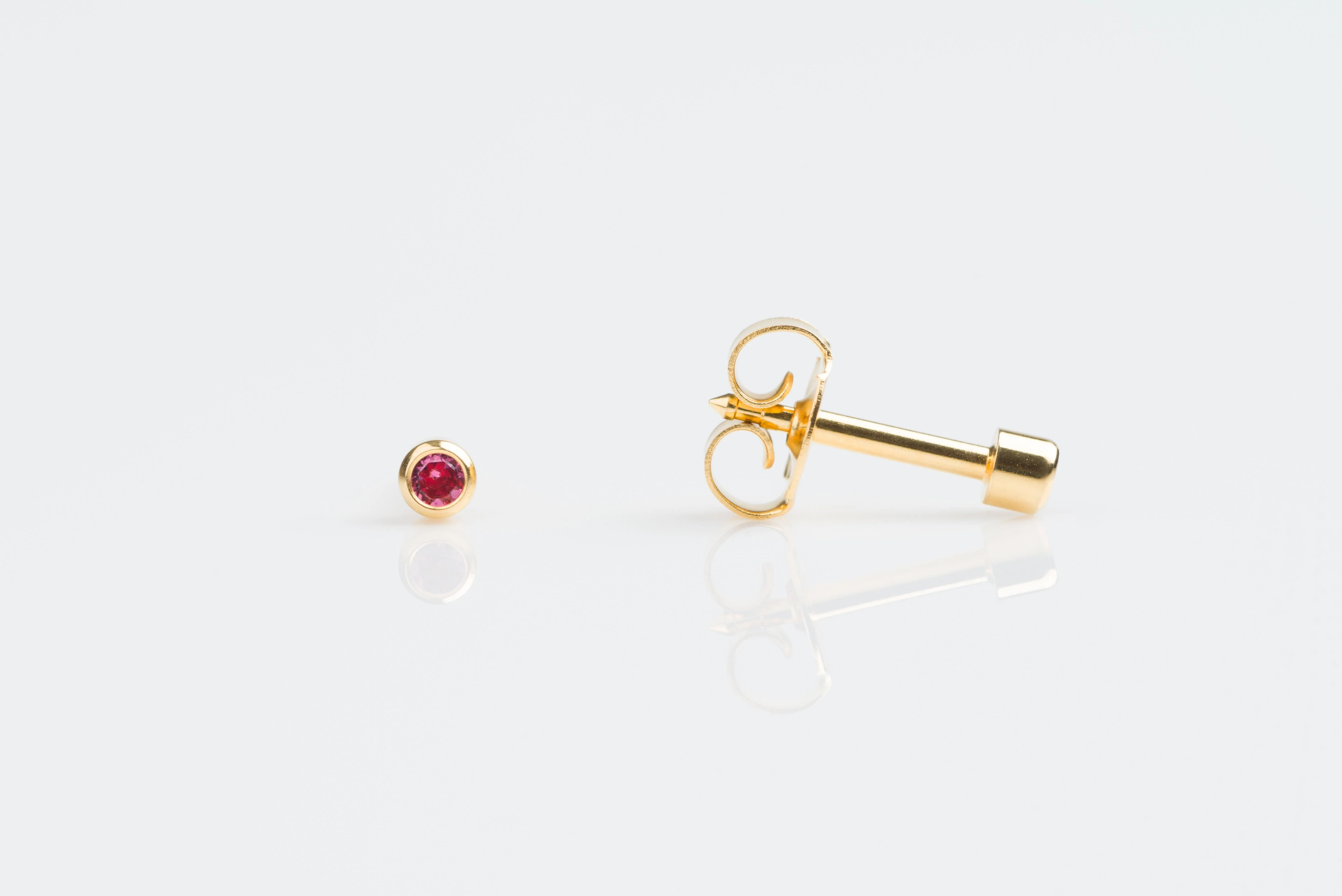 Bezel Crystal Universal Select Carded Piercing Studs - Image 7