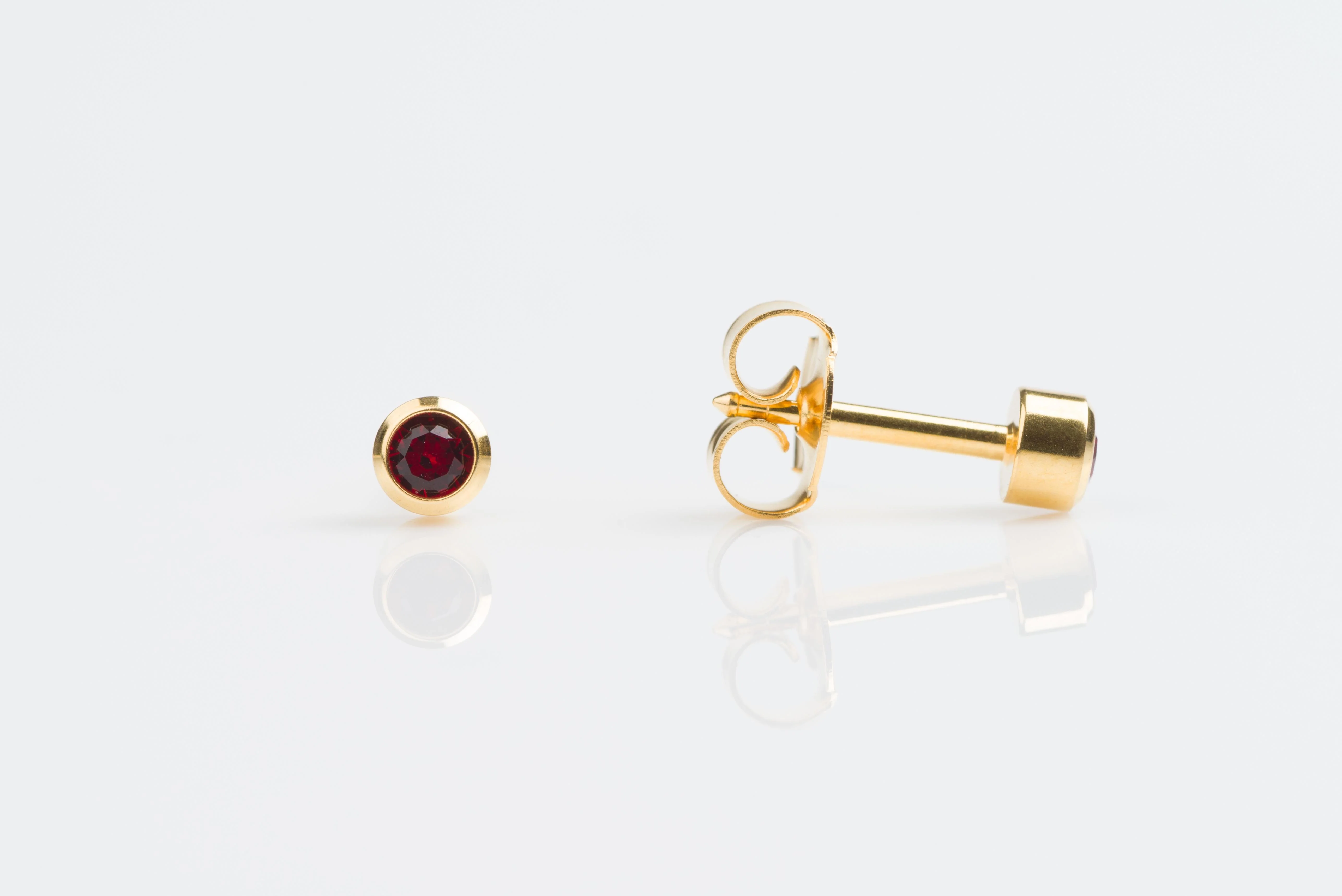 Bezel Crystal Universal Select Carded Piercing Studs - Image 8