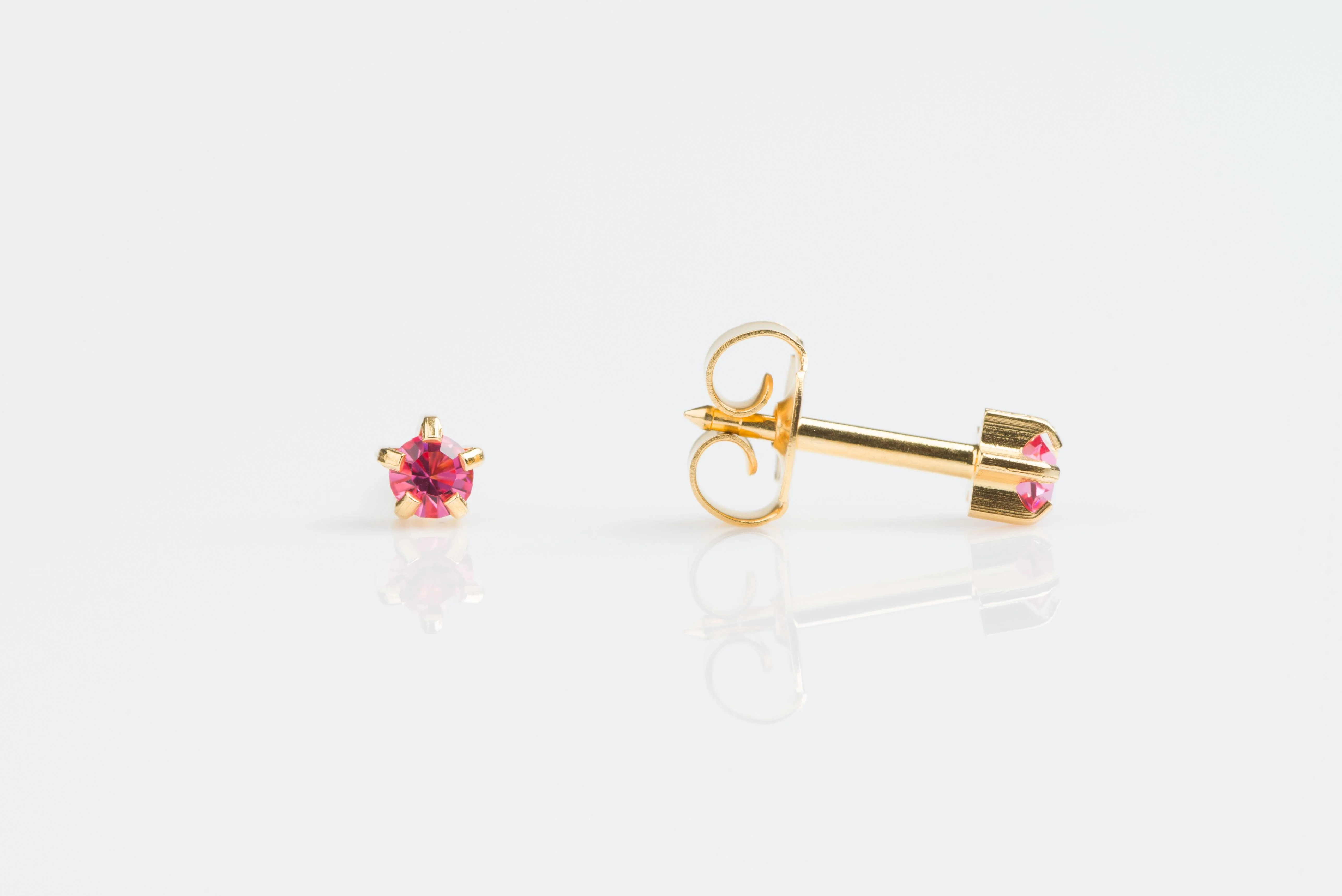 Prong Set Crystal Universal Select Carded Piercing Studs - Image 11
