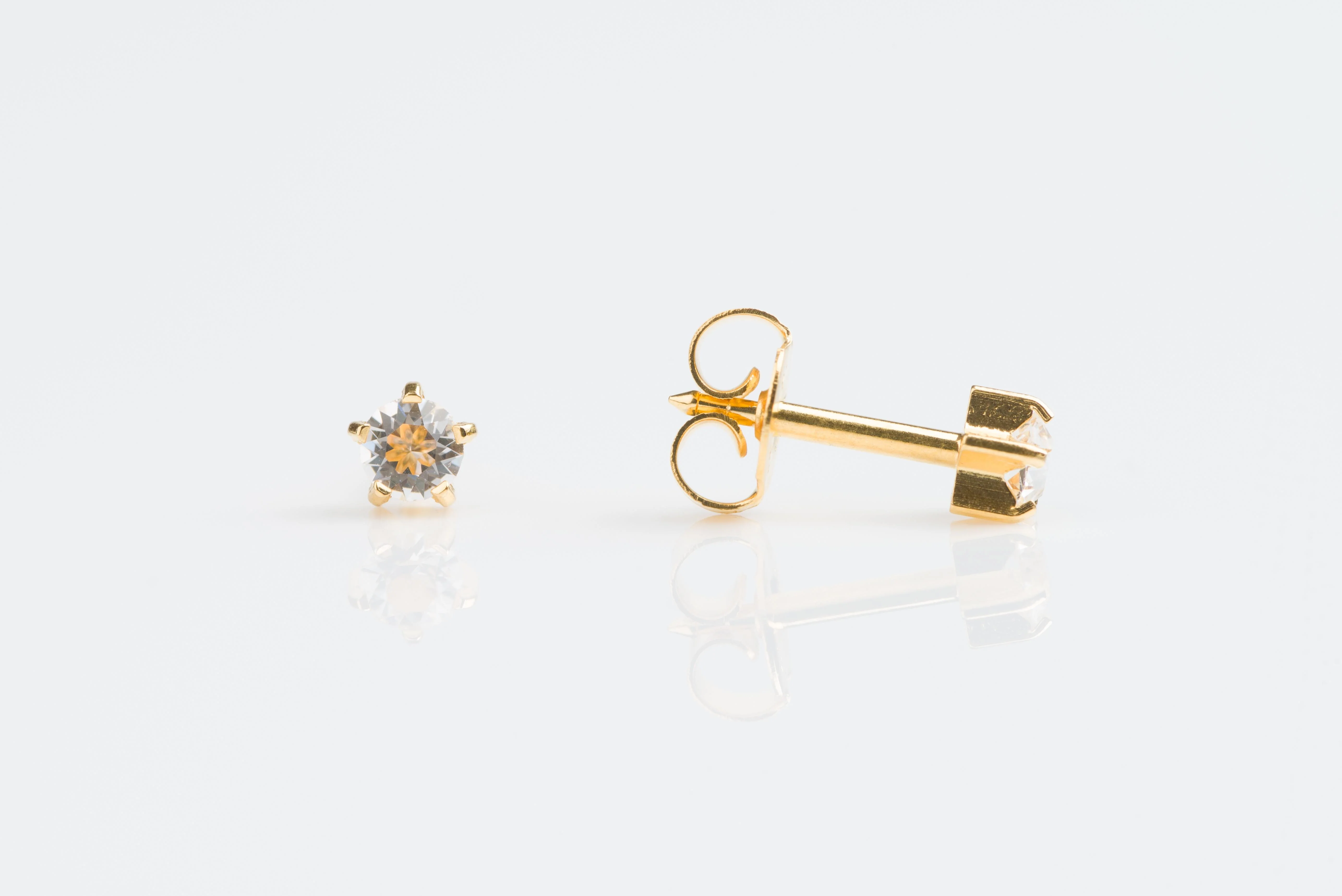 Prong Set Crystal Universal Select Carded Piercing Studs - Image 14