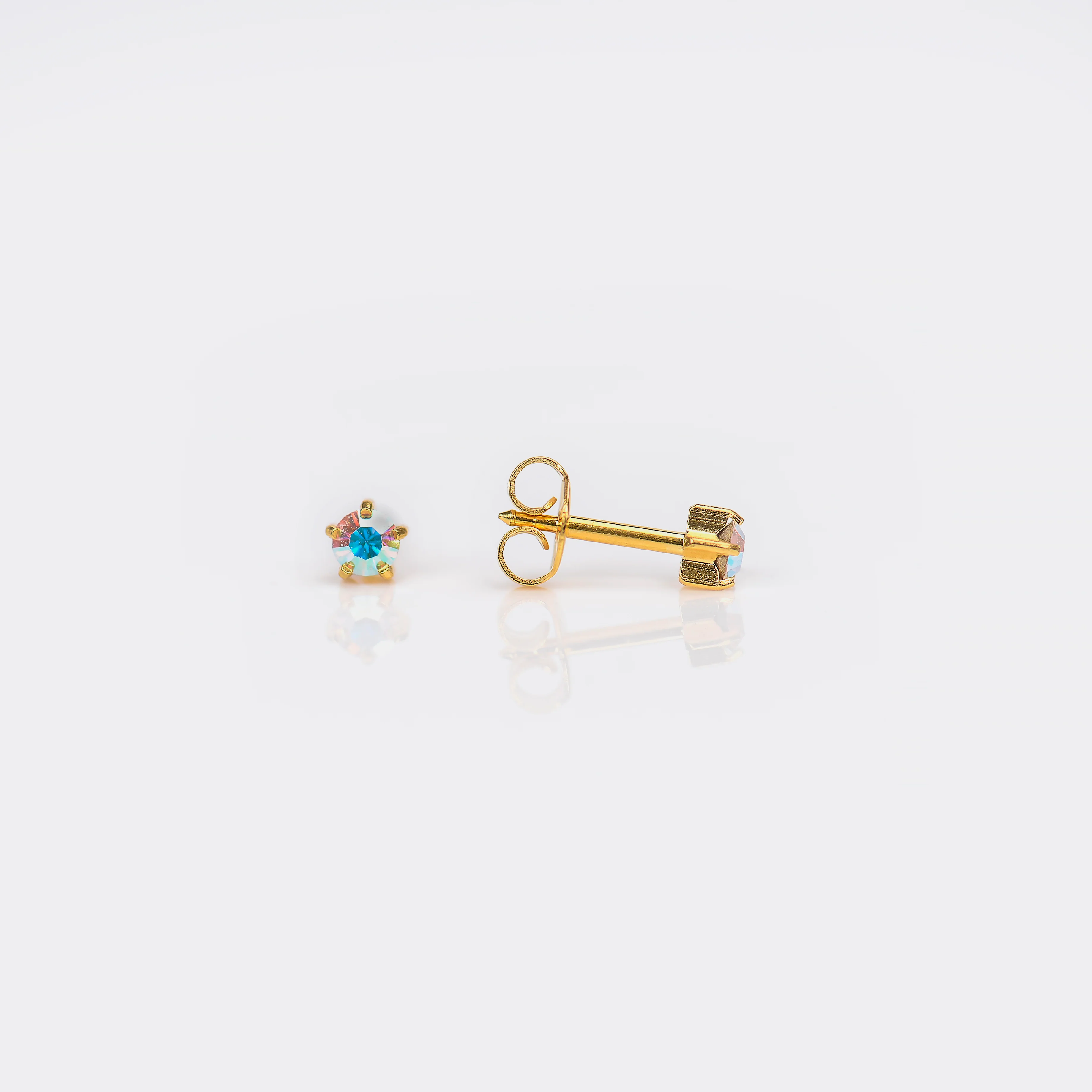 Prong Set Crystal Universal Select Carded Piercing Studs - Image 15