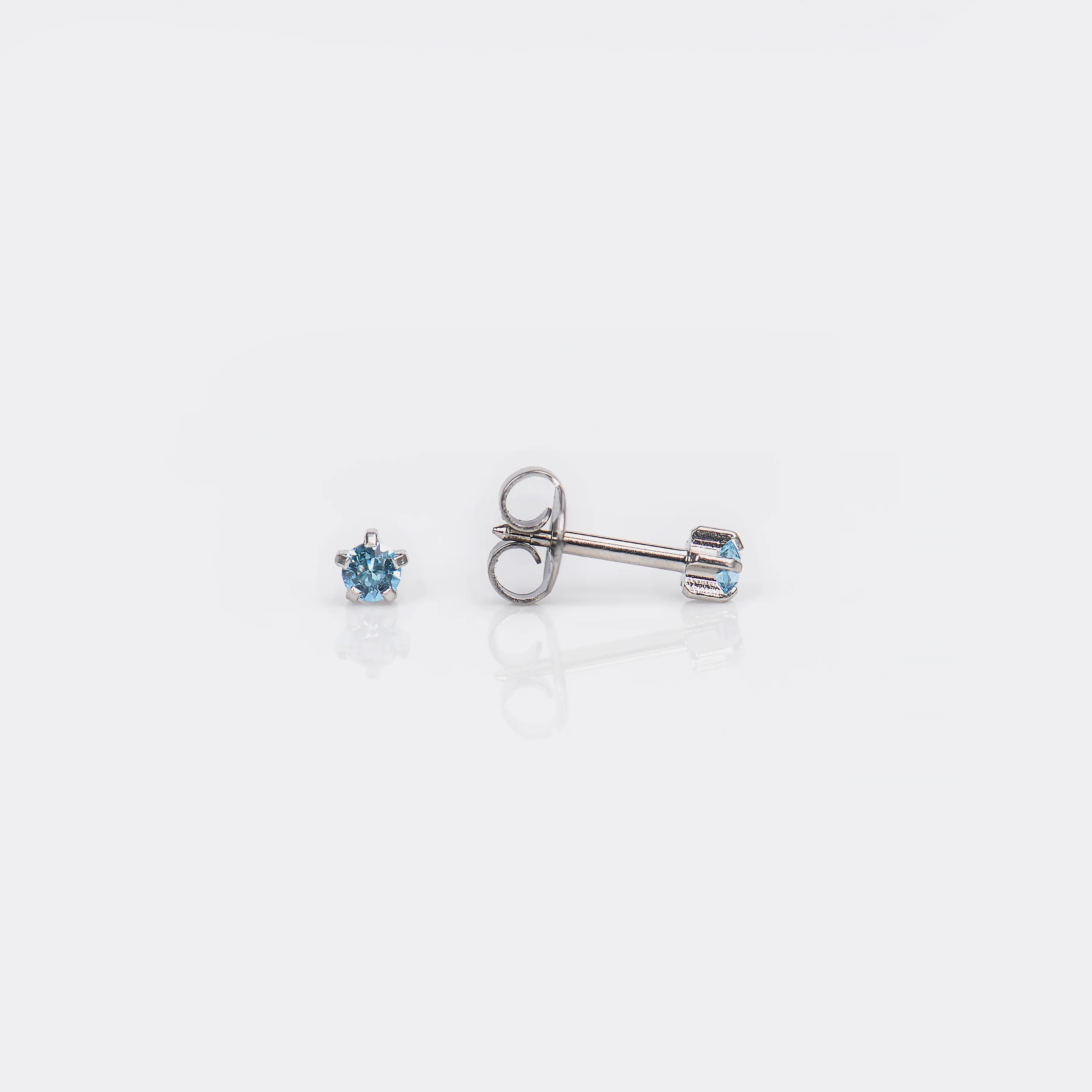 Prong Set Crystal Universal Select Carded Piercing Studs - Image 17
