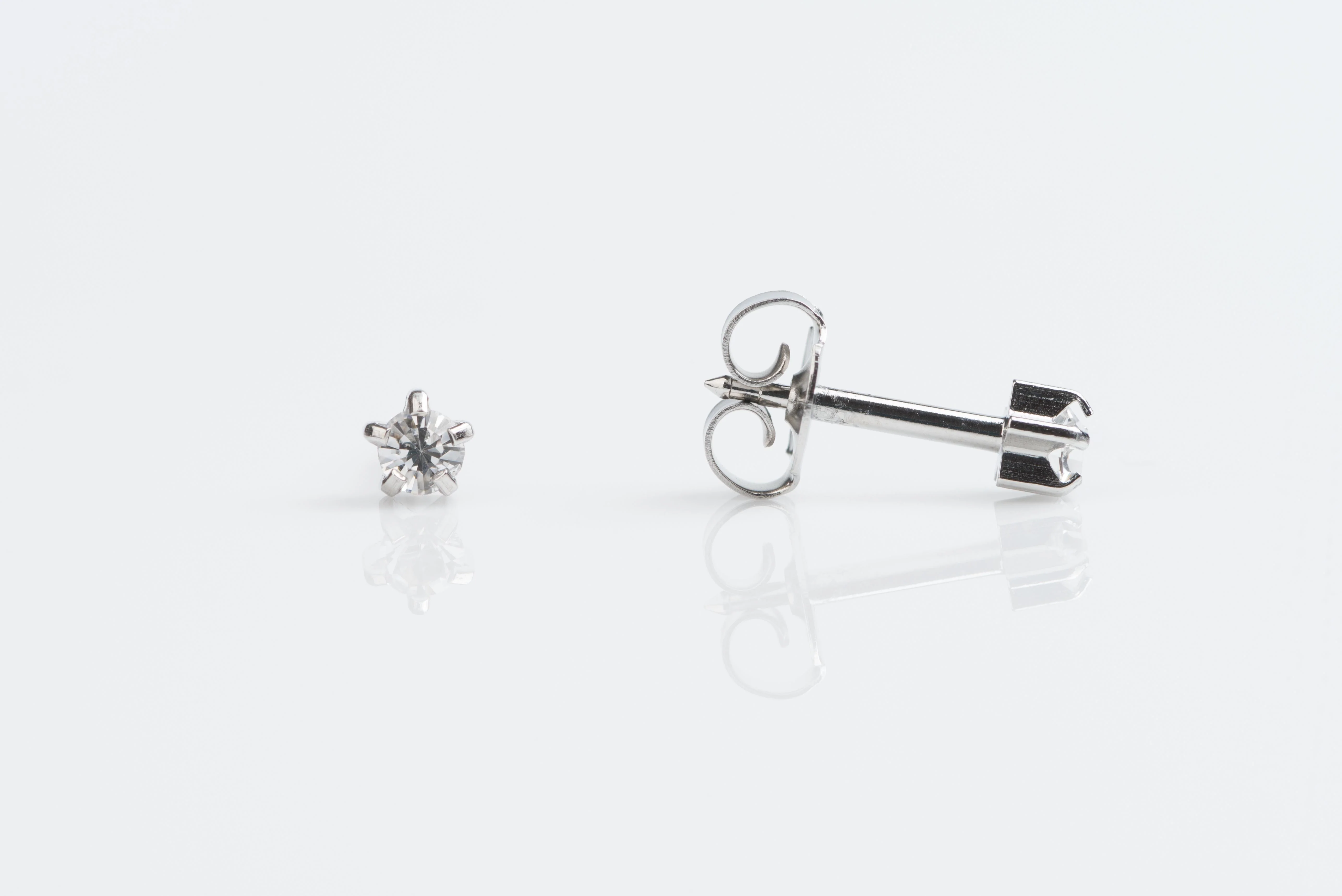 Prong Set Crystal Universal Select Carded Piercing Studs - Image 5